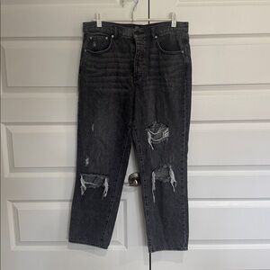 BDG Relaxed Distressed Black Jeans
